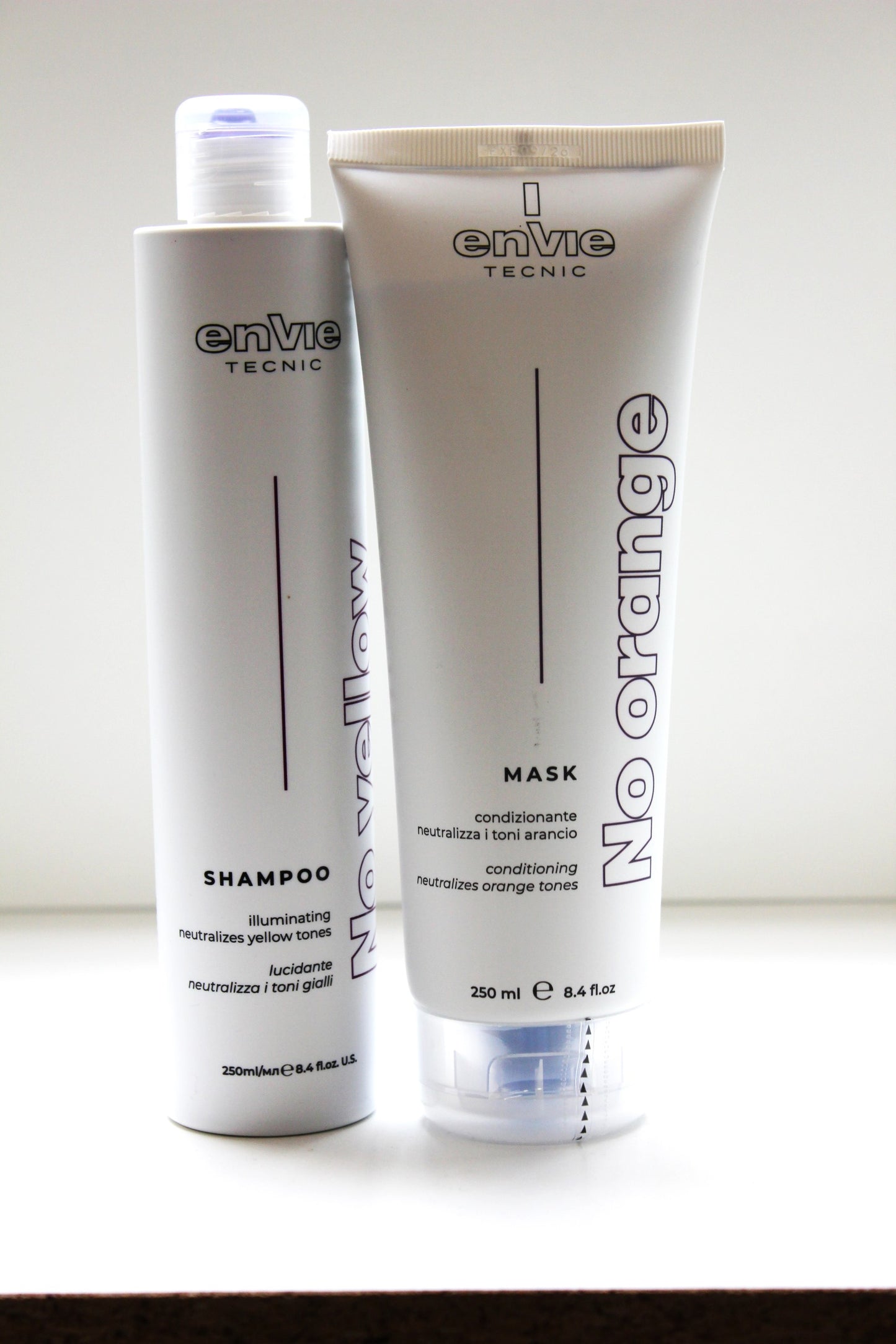 No orange shampoo and no orange hair mask 250ml