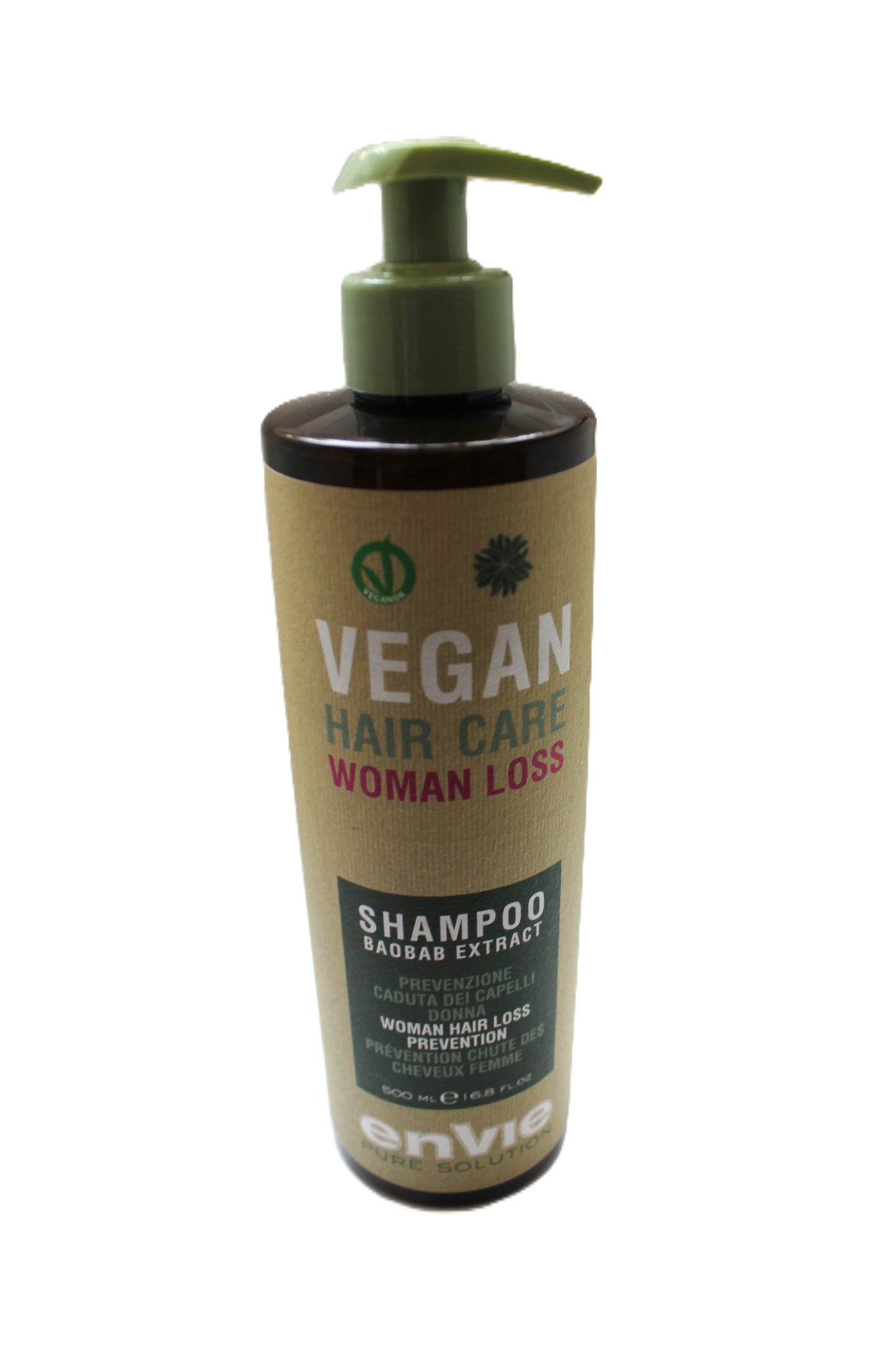 vegan woman hair loss shampoo 500ml