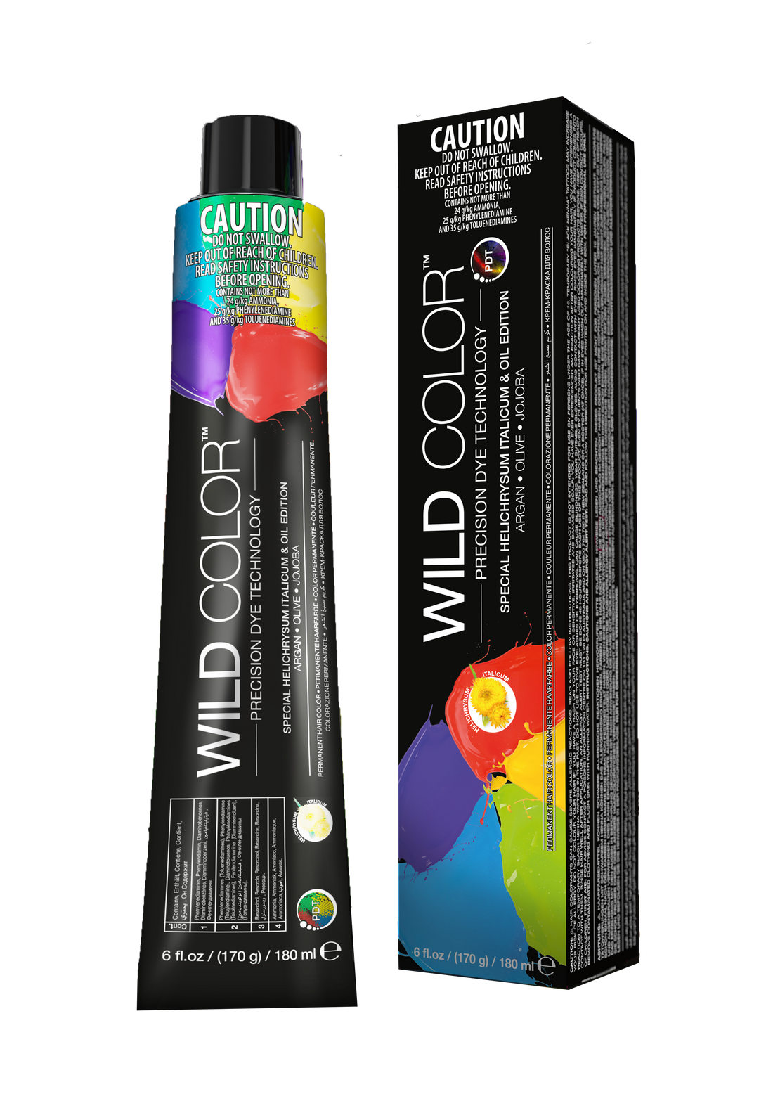 Wild hair color 180ml big tube