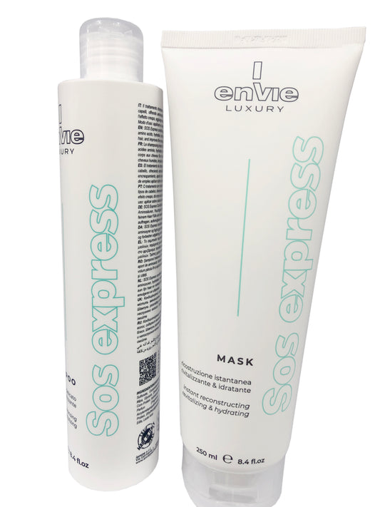Envie Reconstruction Hair Mask and hair shampoo SOS 250 ML
