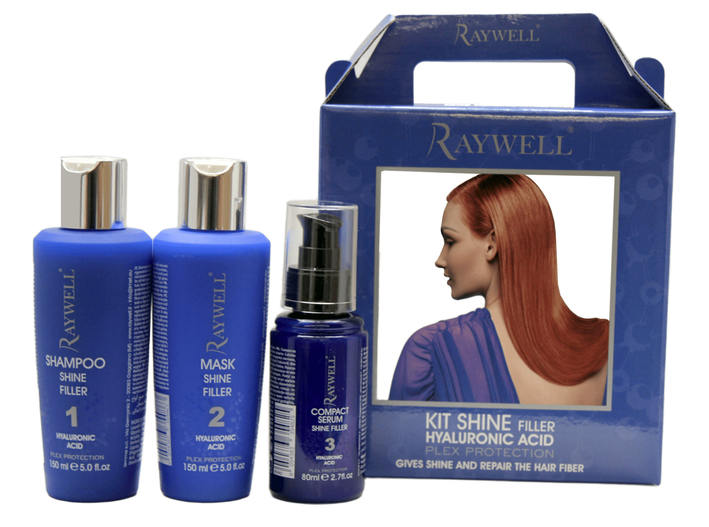 Raywell hair SHINE FILLER KIT RETAIL