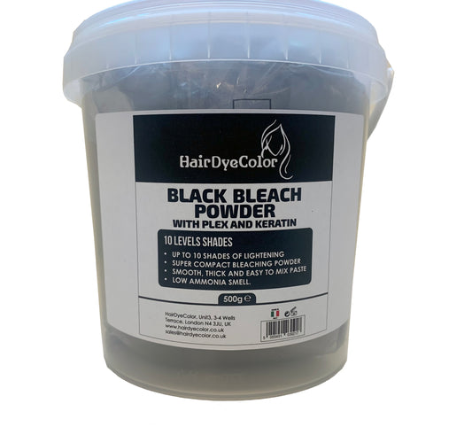 Black Bleaching powder 10 Levels 500g hairdyecolor